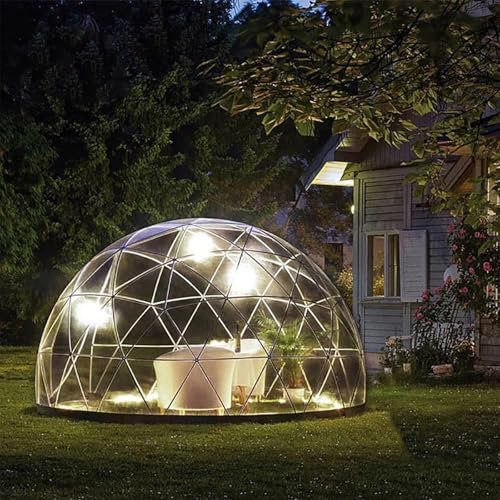 JJENXYYDS Luftblasen Dome Zelt,3.6 M Gartenkuppel-Blasenzelt,Überdachung, großes, übergroßes Sofort-Gewächshaus,für, klares, wetterfestes Gewächshaus-Campingzelt, Garten-Outdoor