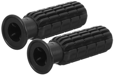 Yardwe 1 Paar Kickergriff Tischfußballball Babyspielzeug Mini-fußball Maschine Fußbälle Sport Ersatzgriffe Für Kickertische Hundespielzeug Tischfußballgröße Mbappe PVC-Material Black