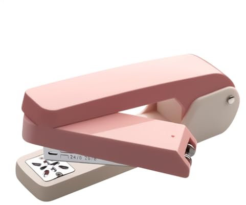 Booklet Stapler - 360° Rotating Desk Stapler | Heavy-Duty Office Tool for Booklet & Book Binding, Adjustable Angle Stapling for Paper, Projects, and Binding up to 50 Pages