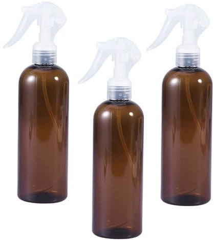 NIYANGLE 3pezzi Spray Bottle Per Per Bottiglie Ricaricabili Design e Per Acconciature Dei Marrone