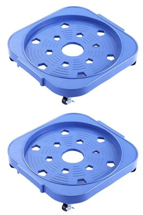 HOOLRZI 2pcs Propanes Cylinder Stand With 4 Swivels Wheel Brake Systems Multipurpose Plant Holders for Home Gardening Use