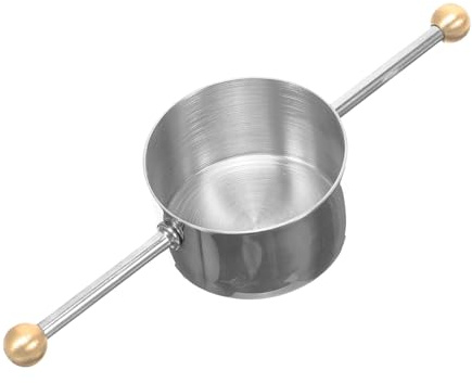 GLEAVI Misurino Strumento Jigger Professionale per Cocktail Doppio in Acciaio Inossidabile Argento Facile da Maneggiare e Conservare per Bartender e Bar