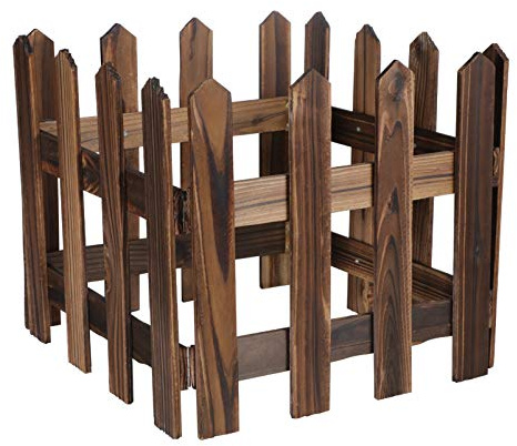 Operitacx Recinzione In Legno Per Albero Di Natale Decorazione Per Albero Di Natale Con Staccionata In Legno Da 47 X 12 Pollici Per Animali Domestici Decorazione Per Recinzioni Da Giardino