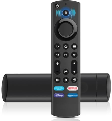 Pixelure Ersatz-Sprachfernbedienung (4th Gen), Ersatz Fernbedienung für Smart TV Stick (2. Gen, 3. Gen, 4k), für Smart TVs Cube (2. Gen, 3. Gen), für Smart TVs/Insignia/Pioneer