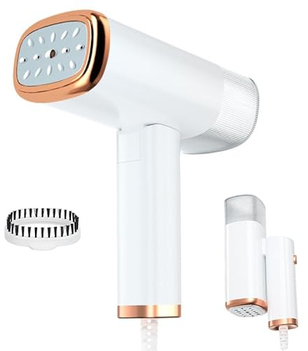 Clothes Steamer,Garment Steamer for Wrinkle Removal,20s Fast Heat,Detachable 110ml Water Tank Portable Handheld Steamer Clothing for Home,Office,Travel