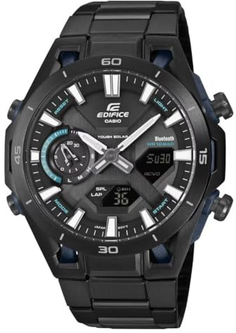 Casio Edifice - Reloj de hombre multifunción, Tough Solar, Bluetooth, negro, ECB-2300DC-1AEF