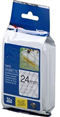Brother original - Brother P-Touch P 750 Series (TZE-S151) - P-Touch Farbband schwarz auf transparent - 24mm x 8m