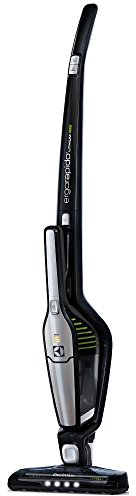 ErgoRapido Electrolux - Aspirateur Balai 2 en 1 sans fil + Aspirateur à main batterie lithium-ion 18 V Negro ébano y verde