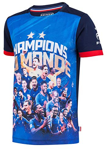 Equipe de FRANCE de football Maillot FFF - Champion du Monde - Collection Officielle Taille Enfant garçon