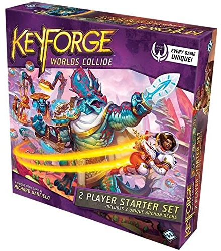 Fantasy Flight Games FFGKF07 KeyForge: Worlds Collide 2 Player Starter Set, Mixed Colours