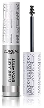 l'Oréal Paris Plump & Set By Brow Artist Mascara Sopracciglia, Formula Waterproof No Transfer, Sopracciglia Definite, Smudge-Proof, 000 Transparent