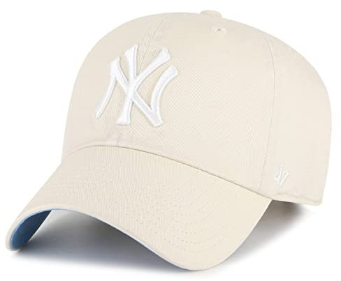 '47 Brand Ballpark Cap - CLEAN UP New York Yankees Natural