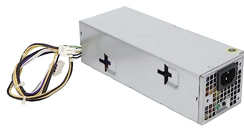Zunate Alimentation PC 240 W pour Dell, Alimentation de Bureau de Remplacement pour Système 3040 3046 3250 3650 3656 5040 7040 SFF, Tension D'entrée 100-240 V