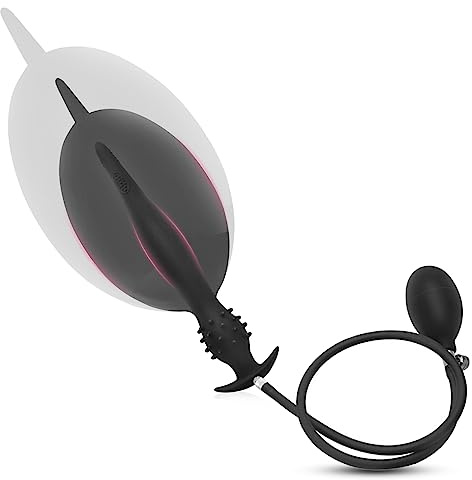 BDSMYOU Aufblasbar Analplug mit Pumpe,Anal Plug,Verstellbar Riesen Dildo Buttplug XXXXL(380 * 160mm),Anal Dildo Butt Plug,Anal Spreizer,Analkette,Analdusche,Sex Spielzeug ab 18 für Paare Extrem