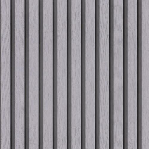 Arthome Wood Slat Wallpaper Self-Adhesive Removable Peel and Stick Wallpaper 43.5x1000cm Vinyl Decorative Wood Stripe Grain Paper Natural Wooden Grating for Furniture Easy to Clean(Gray)