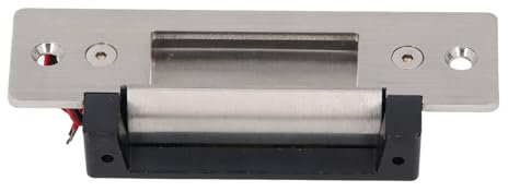 FILFEEL Serratura Elettrica per Porte, Fail Secure Fail Safe Serratura Elettrica DC 12V per di Controllo Accessi alle Porte, PVC in Acciaio Inossidabile, Ingressi Ad Alto Traffico,