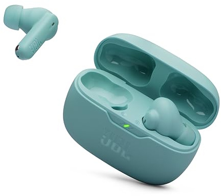 JBL Vibe Beam 2 – True Wireless Ohrhörer mit Geräuschunterdrückung und JBL Pure Bass Sound & Smart Ambient-Technologie, 4 Mikrofone für knackige, klare Anrufe, bis zu 40 Stunden Wiedergabe, IP54 staub