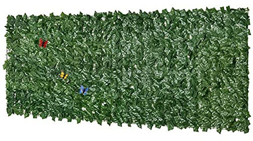 Clôture de lierre artificiel - Treillage d'intimité - 2 m x 9 m - Revêtement de clôture d'extérieur avec feuilles artificielles pour clôture nue (taille : 2 x 9 m)