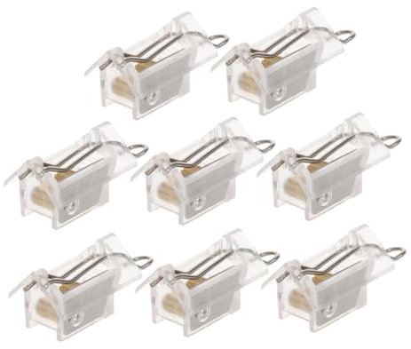 SOIMISS 8pcs Roman Shade Cord Lock Window Blinds Accessories, Pom Material Cord Locking Mechanism with Aesthetic Design for Curtains and Bamboo Shades, Easy Installation Complement
