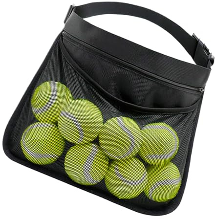 Generisch Taillenhalter für Tennisbälle - Taille für Tennisballunterstützung | Sammlungstasche für Tischtennisbälle | Aufbewahrung von Baseballbällen und Pickleball