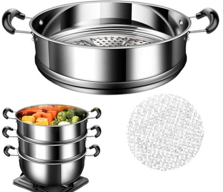 Vaporiera Per Cottura Cottura di Verdure, Alimenti, Ravioli, Uova,