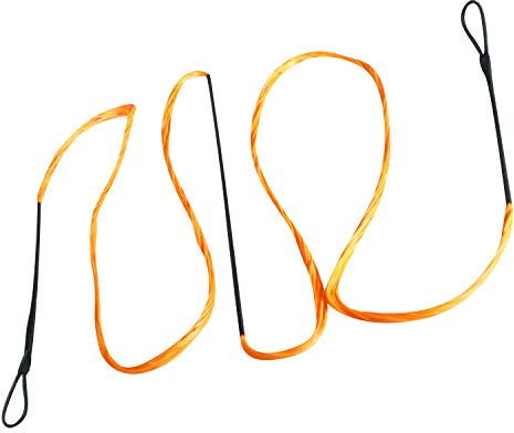 SAS Southland Archery Supply B-55 Dacron Replacement Traditional Recurve Bow String - Made in USA (AMO 68 in (Actual 64 in), Orange 14 Strands (Bows Upto 50 lbs))