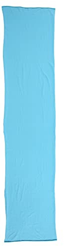 Fdit Stretch Nyfödd silkes- och Satinsjal Babyfotograferingssjal 63 X 15,7 Tum för Spädbarn (Lake Blue)