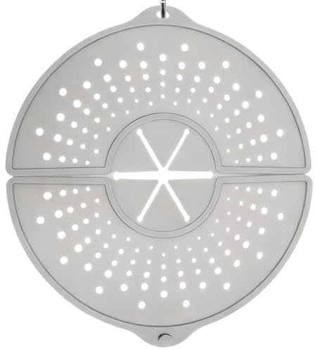 Cubierta antisalpicaduras | Resistente al calor y apta para lavavajillas | Protección contra salpicaduras de silicona para freír | Para sartenes, freidoras, cocinas, apartamentos, dormitorios