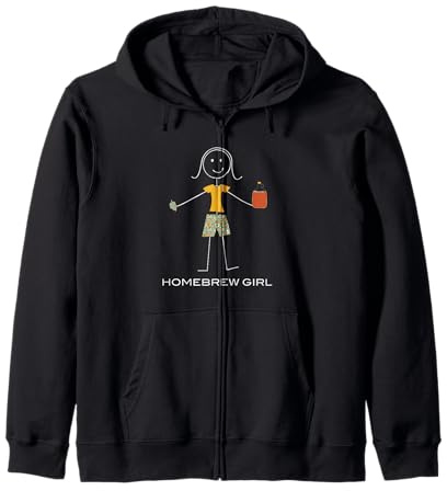 Drôle de Femme Homebrew, brasseur de bière Sweat à Capuche