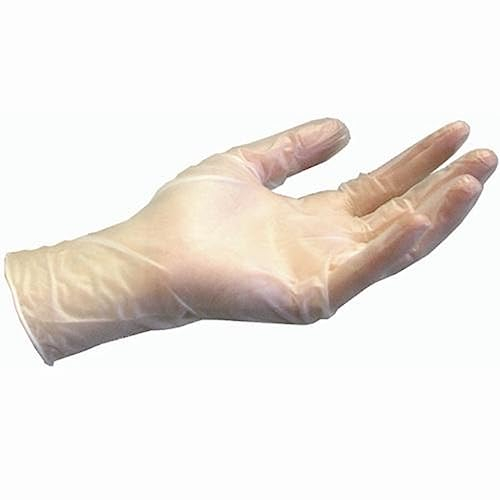 Clear Vinyl Gloves Powder Free - Large - Box of 100 (GD09L)