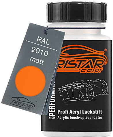TRISTARcolor RAL 2010 Signalorange matt Lackstift 50 ml schnelltrocknend