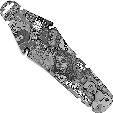 RIE:sel Design RIT:ZE Schutzblech hinten Stickerbomb Ultra Black 2018 Kotflügel