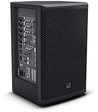 LD Systems MIX 10 A G3-2-Weg Aktiv-Lautsprecher mit integriertem 7-Kanal-Mixer, 10 Woofer nd 1 Celestion Hochtöner, schwarz