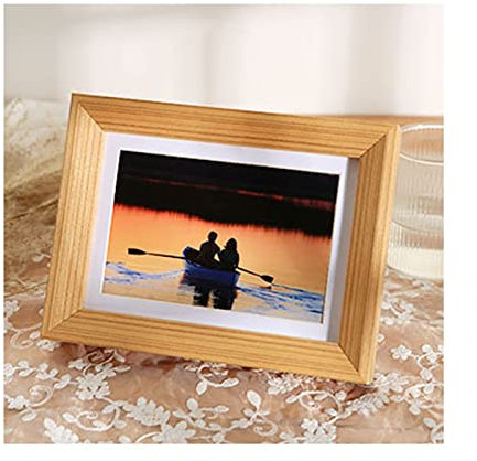 TOMYEUS Cornici fotografiche Cornice in Legno Cornice for Foto for Desktop o fotogramma flottante ad Alta Definizione a Parete per l'arredamento dell'ufficio per la casa (Size : C(5 * 7inch))