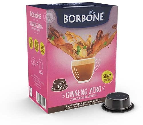 96 Capsule Caffe Borbone Compatibili con Lavazza a Modo Mio Ginseng Zero - L' Emporio del Caffè