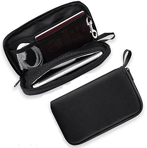 LUMoony RFID-blockierende Reisepasshülle Brieftasche Geldklammer Geldbeutel Handy-Signal-Abschirmungspaket Anti-Standort-Anti-Magnet-Diebstahlschutz Tragbare Ausweistasche für Damen und Herren