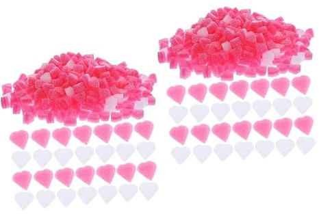 Healeved 2 Stück 10 Geschenkfüllung Füller Aus Herzförmigen Schaumstoffbällen Goodie-bags-füller Bastelschaumherz Für Die Hochzeit Geschenktüten Für Weihnachten Geschenkbox Liebe Kind