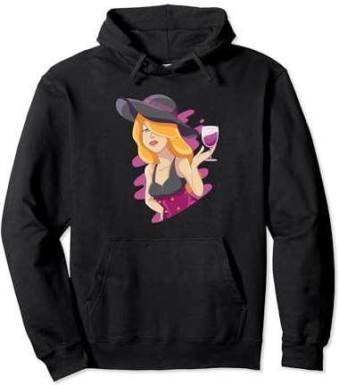 Wine for pharmacist with wine bottle Pullover Hoodie