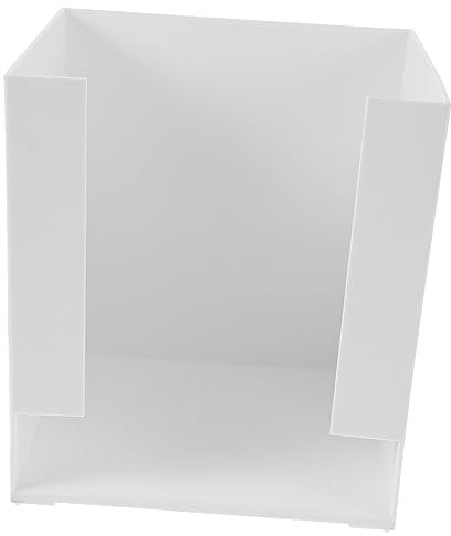 AOKWAWALIY Boîte porte-gobelets en carton Acheter Organisateur de gobelets en carton de bureau Porte-gobelets en carton résistant Étagère de rangement pour bureau en plastique blanc Gobelet en carton