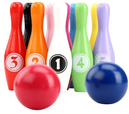 Abaodam Satz Bowlingspielzeug für Kinder kindergeburtstags mitgebsel Kinder Bowling Set Outdoor-Spielzeug für Kinder Trainingsanzug Bowling für Kinder Puzzle einstellen