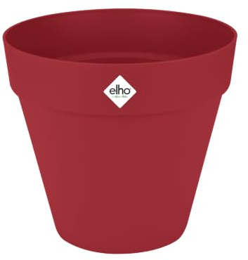 Elho Loft Urban Round 30cm Vasi per Piante - Rosso Teatro