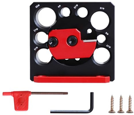 Maschera per aste tonde, Kit maschera per tasselli, Strumento per tasselli ausiliario, Aste di legno per piallatura, Aste tonde per assottigliare, Maschera per aste di legno, Kit tasselli regolabile,