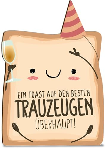 Generisch Holz-Papier Karte XXX (Toast Trauzeuge)