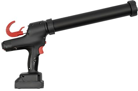 Electric Cordless Caulking Gun - 6 Speed, 21V Glue Glass Glue Gun, Chargeable Sealant Guns Tool, Non-Drip Sealant Adhesive with 2*Li-Batteries & Toolbox 8000N, for Filling Sealing