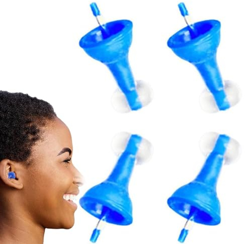 2 Paar Innovative Aufblasbare Ohrstöpsel,Bequeme Superweiche Wiederverwendbare Geräuschreduzierende Ohrenstöpsel,Wasserdichte,Silikon-Ohrstöpse, Schützen Ihre Ohren Vor Wasser und Lärm