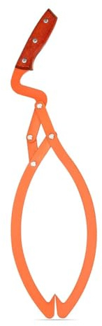 Asyduey Pinzas para Troncos 13 Pulgadas, Pinza para Troncos, Elevador Troncos, Pinzas para Troncos con Capacidad Carga Hasta 330 Libras, para Manipular Herramientas Arrastre y Transporte