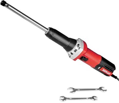 6 Extra Long Extension Electric Die Grinder, 1/4 Variable Speed Corded Power Die Grinder, Heavy Duty Die Grinder Tool for Metal Grinding, Polishing, Deburring, Welding Repair, 10000-33000 RPM