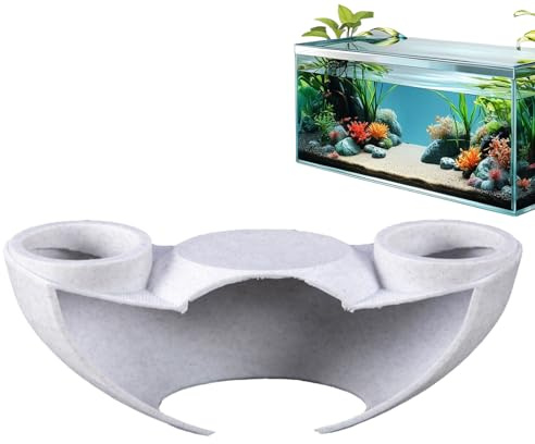 Fish Tank Caves | Fish Tank Cave Hideouts Aquarium Ornaments | Aquarium Underground Tunnel | Accessories Ornaments for Fishs Shrimp Hiding Aquariums