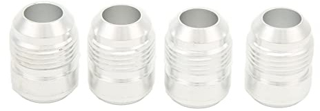 Tyenaza 4 pièces 10AN soudure sur raccord de bonde haute résistance 6061-T6 en alliage d'aluminium mâle adaptateur d'extrémité de tuyau ajustement universel