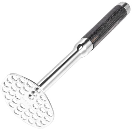 Potatoes Masher, Heavy Duty Potato Masher, Stainless Steel Mashed Potato Mashers, Tool-Long Handle Food Mashers for Avocado, Tomatoes, Avocados, Beans, Fruit and Vegetables, Dishwasher Safe